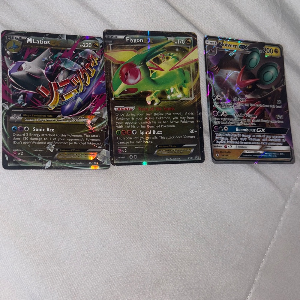 Pokemon EX and GX Trading Cards